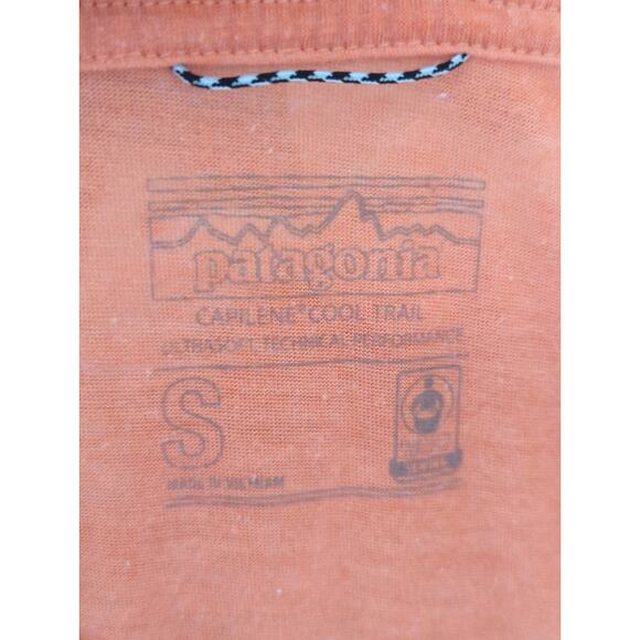 Patagonia Coral Capilene Cool Daily Shirt Womens S Raglan Casual Performance - Picture 6 of 6